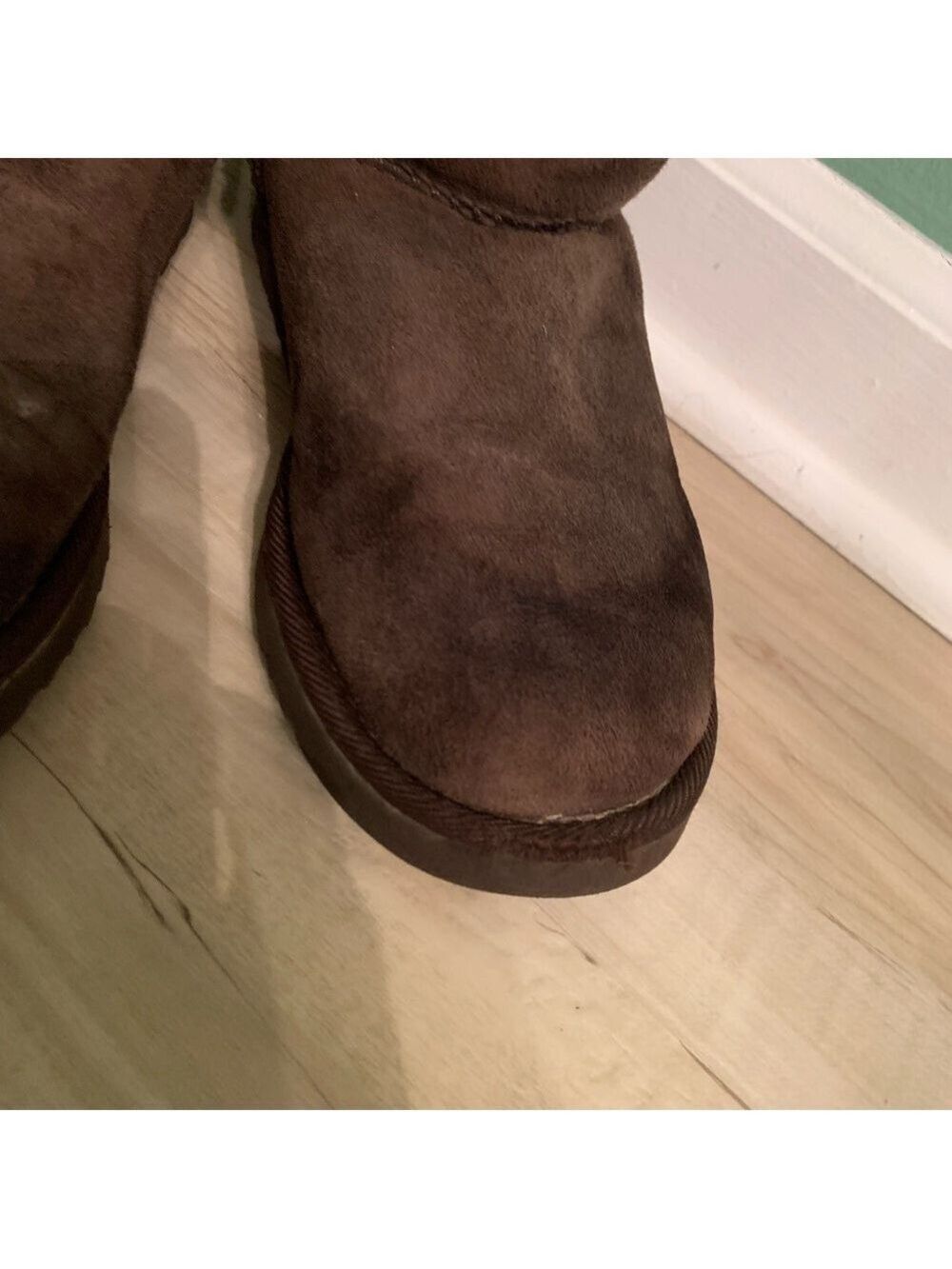 UGG Brand Classic Tall Chocolate Brown 7 - Picture 4 of 9